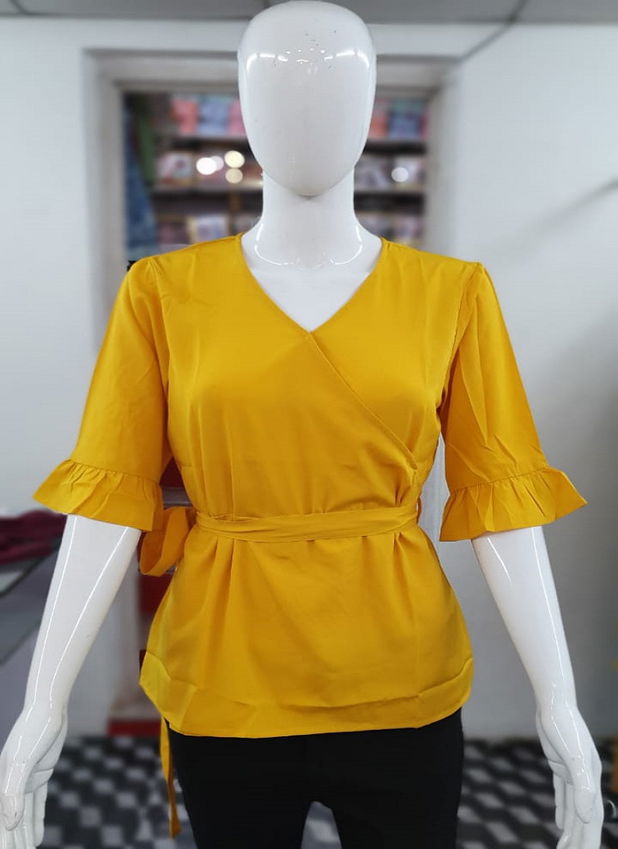 Ff  Stylish Western Wear Wholesale Ladies Top
